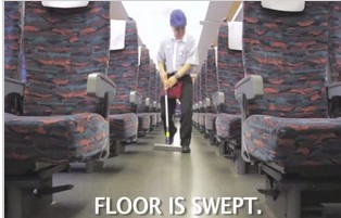 Εντυπωσιακό! Πως καθαρίζουν στην Ιαπωνία το τρένο μέσα σε 7 λεπτά; [video] - Φωτογραφία 1