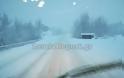 Σφοδρή χιονόπτωση: Μπλόκο στα φορτηγά προς Δομοκό - Με αλυσίδες τα ΙΧ - Φωτογραφία 3