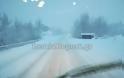 Σφοδρή χιονόπτωση: Μπλόκο στα φορτηγά προς Δομοκό - Με αλυσίδες τα ΙΧ - Φωτογραφία 8