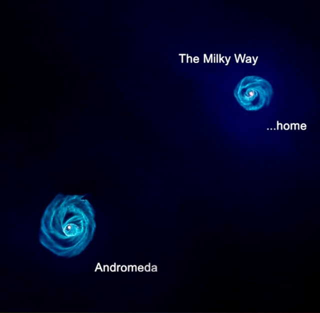 Η Ανδρομέδα έχει περίπου ίδιο μέγεθος με τον γαλαξία μας - Φωτογραφία 1