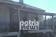 Ηλεία: Έβγαλαν ανάπηρη από το παράθυρο από φωτιά σε οικία