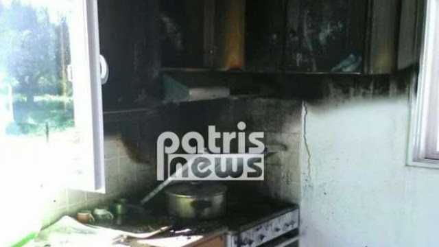 Ηλεία: Παρολίγο τραγωδία- Έβγαλαν ανάπηρη από το παράθυρο από φωτιά σε σπίτι - Φωτογραφία 1