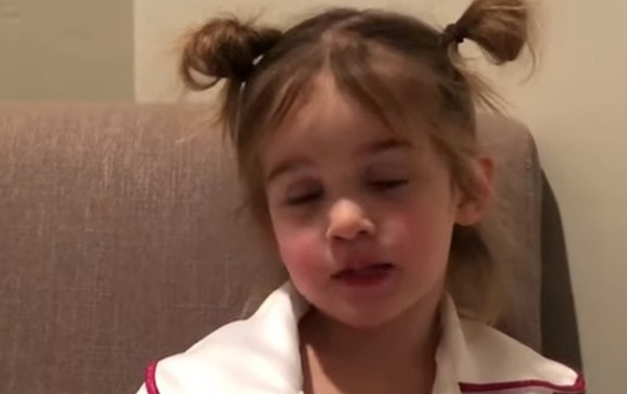 Κορίτσι 3 χρόνων λέει την άποψη της για την ημέρα του Αγίου Βαλεντίνου και διχάζει το διαδίκτυο [video] - Φωτογραφία 1