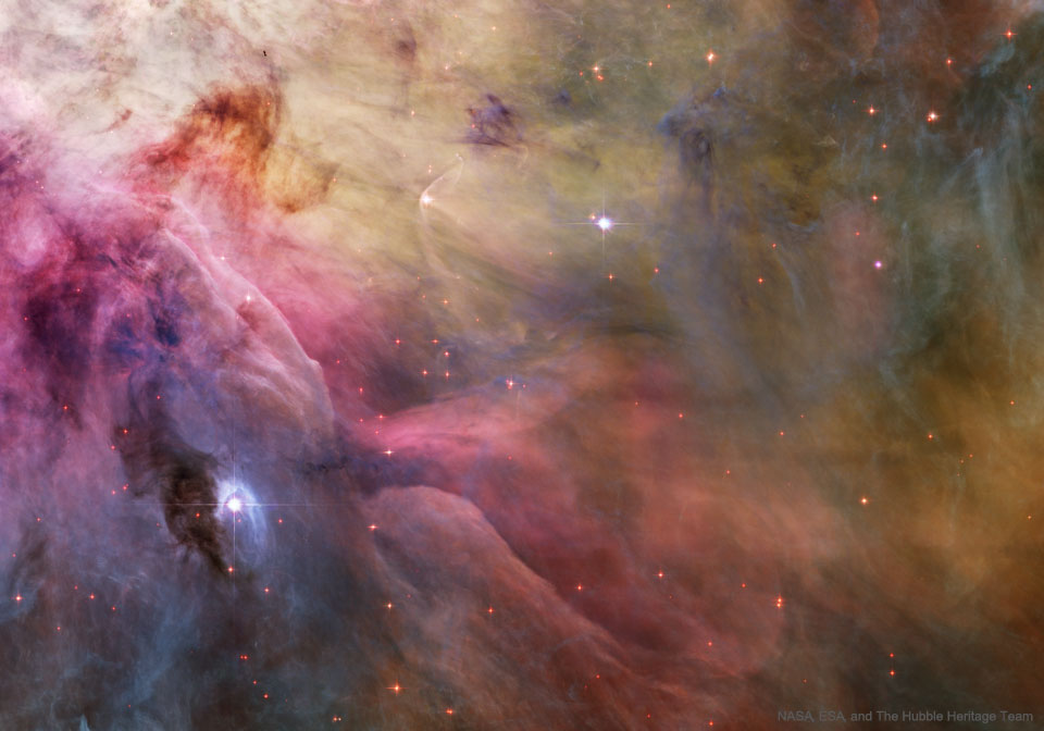 Ναγευτική φωτογραφία  από το νεφέλωμα του Ωρίωνα - Φωτογραφία 1