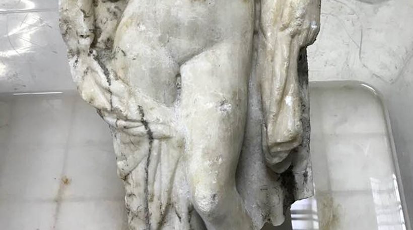 Βρέθηκε ακέφαλο άγαλμα της Αφροδίτης στα έργα του μετρό Θεσσαλονίκης - Φωτογραφία 1
