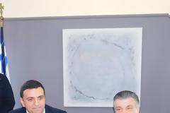 Συνάντηση του Δημάρχου Μεσολογγίου με τον Τομεάρχη Εθνικής Άμυνας της Νέας Δημοκρατίας Β. Κικίλια