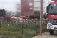 Λαμία: Συναγερμός για φωτιά σε υπόγειο σπιτιού