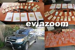 Εύβοια: 18 συλλήψεις για ναρκωτικά, εκβιασμούς, τοκογλυφίες και κλοπές - Συνολικά 80 άτομα στο κατηγορητήριο! (ΦΩΤΟ & ΒΙΝΤΕΟ)