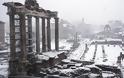 Φωτογραφίες: Η σφοδρότερη χιονόπτωση των τελευταίων 6 ετών στη Ρώμη