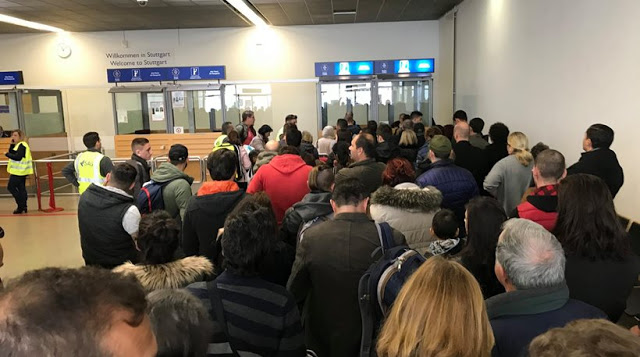 Συνεχίζεται η ταλαιπωρία Ελλήνων ταξιδιωτών στο αεροδρόμιο της Φρανκφούρτης (φωτογραφία) - Φωτογραφία 1