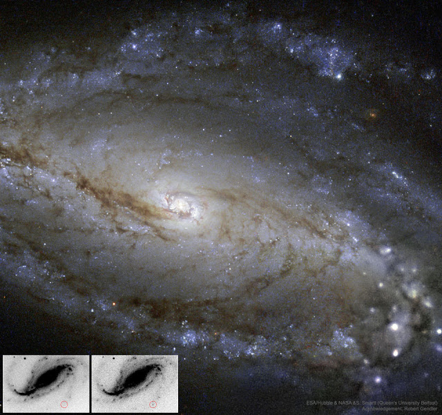 NGC 613 in Dust, Stars, and a Supernova - Φωτογραφία 1