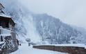 Αγραφα: Μοναδικές εικόνες απ’το χιονισμένο Μοναστήρι της Σπηλιάς (video-φωτο) - Φωτογραφία 2