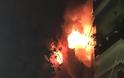 Φωτος: Φλόγες και στάχτη στην εφορία Λάρισας - Φωτογραφία 2