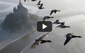 Επικό ταξίδι πάνω από τη Γαλλία μαζί με χήνες που αποδημούν [video]