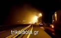 Πύρινη κόλαση: Φορτηγό λαμπάδιασε στην Ε.Ο. Λάρισας-Τρικάλων [photos+video] - Φωτογραφία 5