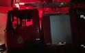 Φορτηγό τυλίχθηκε στις φλόγες στην Εθνικό οδό Λάρισας - Τρικάλων