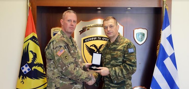 Επίσκεψη στο ΓΕΣ του Υποδιοικητή της 21ης Διοίκησης Υποστήριξης Διοικητικής Μέριμνας του Στρατού των ΗΠΑ στην Ευρώπη - Φωτογραφία 1