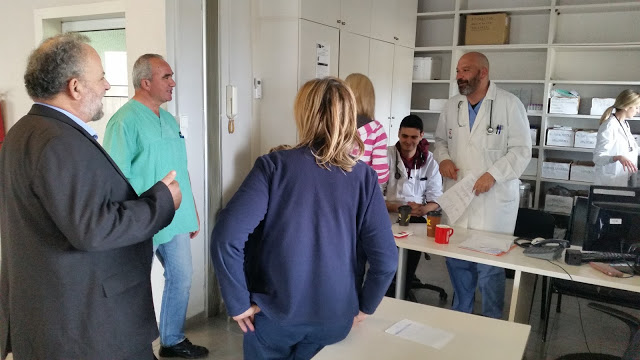 Αντιπροσωπεία ΚΚΕ με επικεφαλής τον βουλευτή Νίκο Μωραΐτη επισκέφθηκε το νοσοκομείο Μεσολογγίου - Φωτογραφία 2