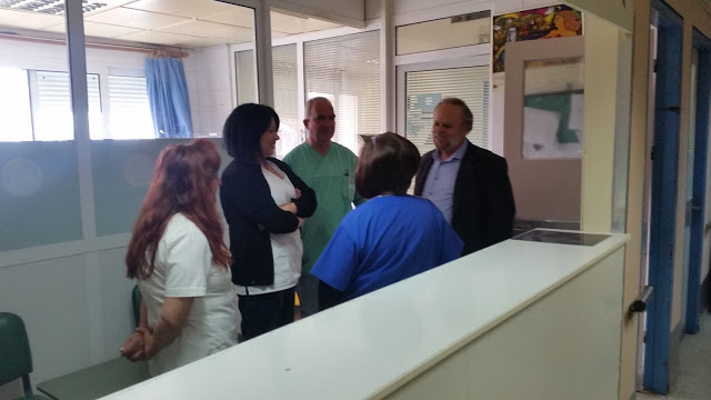 Αντιπροσωπεία ΚΚΕ με επικεφαλής τον βουλευτή Νίκο Μωραΐτη επισκέφθηκε το νοσοκομείο Μεσολογγίου - Φωτογραφία 3