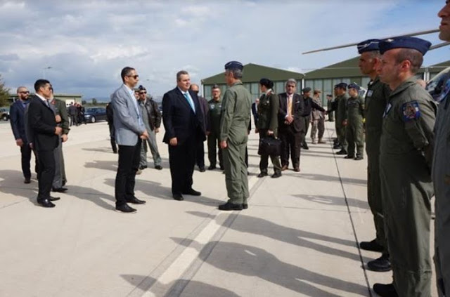 Δήλωση ΥΕΘΑ Πάνου Καμμένου κατά την επίσκεψή του στη Βάση «Ανδρέας Παπανδρέου» στην Πάφο - Φωτογραφία 2