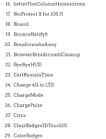 Κατάλογος των συμβατών Cydia Tweaks για το jailbreak του ios 11 - Φωτογραφία 3