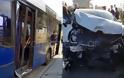 Χανιά: Λαχτάρα για μαθητές το πρωί: Λεωφορείο που τους μετέφερε συγκρούστηκε με Ι.Χ. [photos] - Φωτογραφία 1