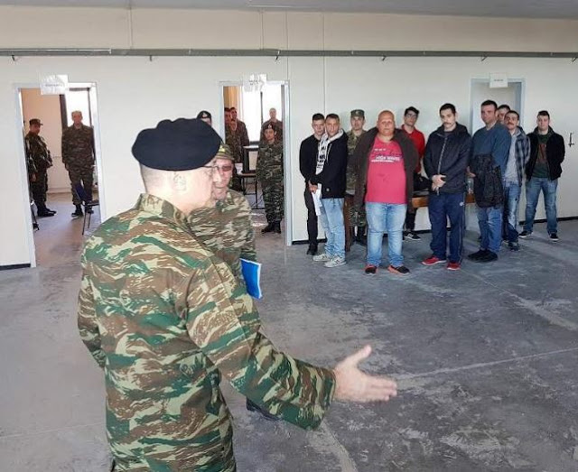 Επίσκεψη Αρχηγού ΓΕΣ σε Σημείο Υποδοχής Οπλιτών Θητείας στην Περιοχή Ευθύνης του Δ΄ Σώματος Στρατού - Φωτογραφία 7