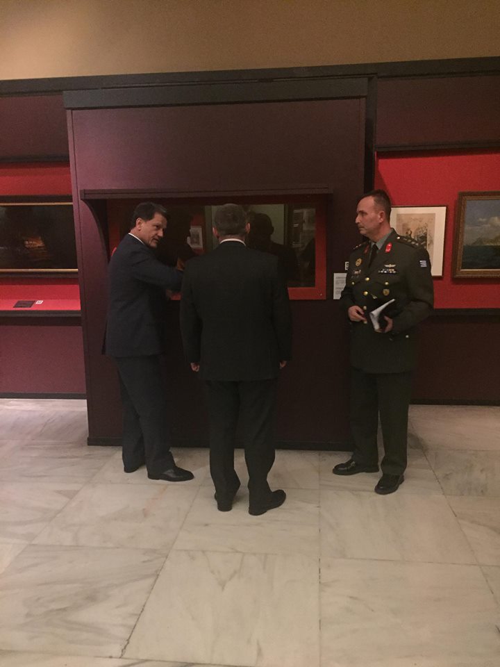 Επίσκεψη Αρχηγού Ενόπλων Δυνάμεων της Γεωργίας στο Πολεμικό Μουσείο (ΦΩΤΟ) - Φωτογραφία 5