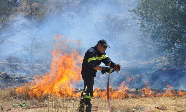Μάχη με τις φλόγες δίνουν οι πυροσβέστες σε Αυλώνα, Κορινθία, Ηλεία, και Κρήτη - Φωτογραφία 1