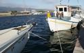 Μεσολόγγι: Έσπασαν οι αλυσίδες και κινδυνεύουν σκάφη στο αλιευτικό καταφύγιο (ΔΕΙΤΕ ΦΩΤΟ)