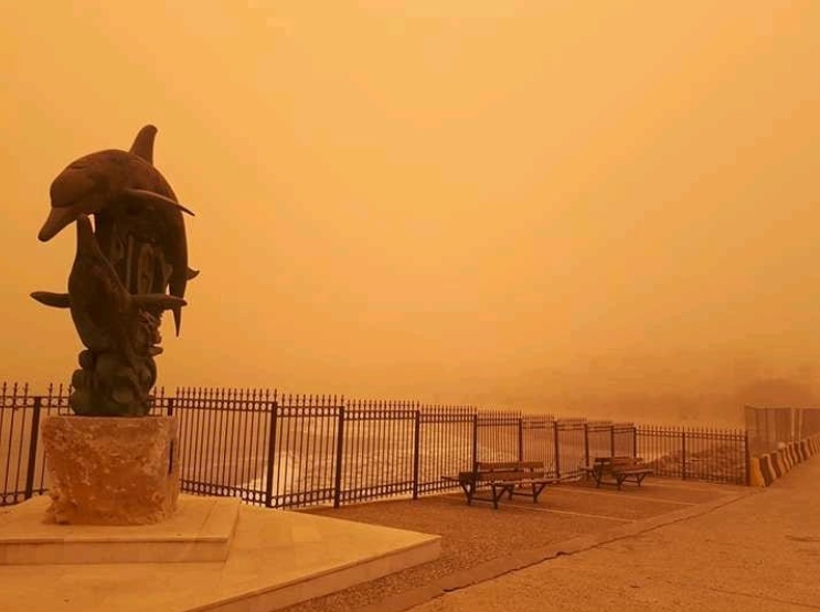 «Σαχάρα» η Κρήτη: Δέκα φορές πάνω από το κανονικό η αφρικανική σκόνη - Φωτογραφία 1