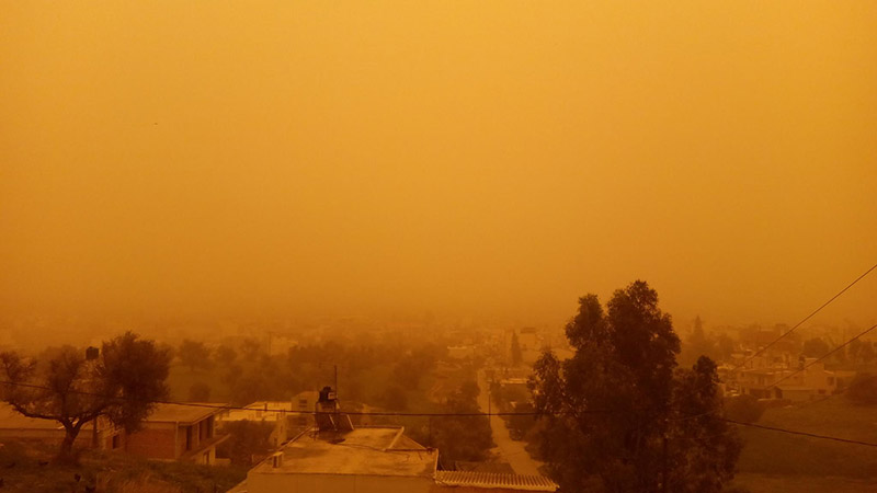 «Σαχάρα» η Κρήτη: Δέκα φορές πάνω από το κανονικό η αφρικανική σκόνη - Φωτογραφία 5