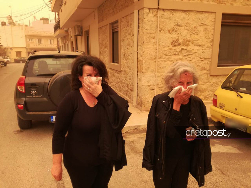 Αρκετοί πολίτες στα νοσοκομεία της Κρήτης λόγω της αφρικανικής σκόνης - Φωτογραφία 4