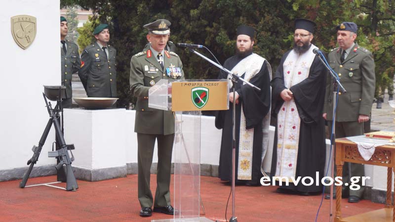 Βέροια: Η τελετή παράδοσης – παραλαβής διοικήσεως της Ιης ΜΠ. Νέος διοικητής ο Υποστράτηγος Πέτρος Δεμέστιχας. βίντεο – φωτό - Φωτογραφία 26