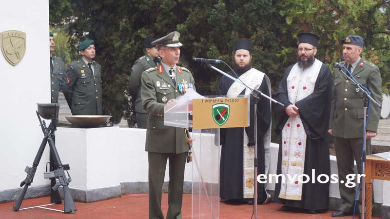 Βέροια: Η τελετή παράδοσης – παραλαβής διοικήσεως της Ιης ΜΠ. Νέος διοικητής ο Υποστράτηγος Πέτρος Δεμέστιχας. βίντεο – φωτό - Φωτογραφία 27