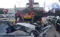 Απίστευτες εικόνες: Γερανός «θέρισε» εννέα αυτοκίνητα στη Ρόδο [video]