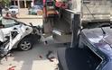 Γερανός πήρε «αμπάριζα» εννέα αυτοκίνητα στη Ρόδο! - Φωτογραφία 2