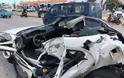 Γερανός πήρε «αμπάριζα» εννέα αυτοκίνητα στη Ρόδο! - Φωτογραφία 3