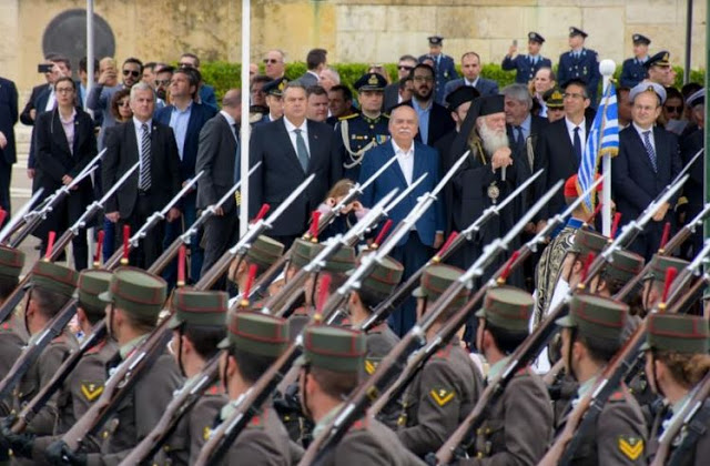 ΔΗΛΩΣΗ ΥΕΘΑ ΠΑΝΟΥ ΚΑΜΜΕΝΟΥ ΜΕΤΑ ΤΟ ΠΕΡΑΣ ΤΗΣ ΠΑΡΕΛΑΣΗΣ ΓΙΑ ΤΗΝ ΕΘΝΙΚΗ ΕΠΕΤΕΙΟ ΤΗΣ 25ΗΣ ΜΑΡΤΙΟΥ - Φωτογραφία 2