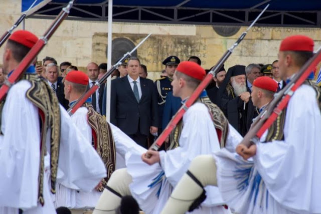 ΔΗΛΩΣΗ ΥΕΘΑ ΠΑΝΟΥ ΚΑΜΜΕΝΟΥ ΜΕΤΑ ΤΟ ΠΕΡΑΣ ΤΗΣ ΠΑΡΕΛΑΣΗΣ ΓΙΑ ΤΗΝ ΕΘΝΙΚΗ ΕΠΕΤΕΙΟ ΤΗΣ 25ΗΣ ΜΑΡΤΙΟΥ - Φωτογραφία 3