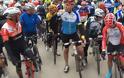 O Τζέφρι Πάιατ σε ποδηλατικό αγώνα με τερματισμό την Αγ. Λαύρα