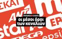 Οι μέσοι όροι τηλεθέασης για την Κυριακή 25/3/2018.