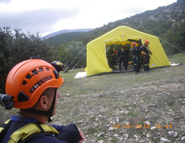 Εκπαίδευση της 8ης Ε.Μ.Α.Κ. στη σπηλαιολογία (φωτογραφίες) - Φωτογραφία 6