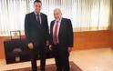 Συνάντηση Τομεάρχη Εθνικής Άμυνας Ν.Δ. Βασίλη Κικίλια με τον Υπουργό Άμυνας του Ισραήλ Άβιγκντορ Λίμπερμαν - Φωτογραφία 1