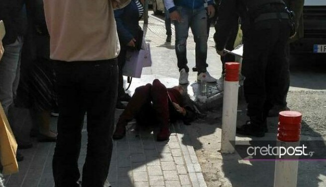 Τραυματίστηκε στο κέντρο του Ηρακλείου - Στο νοσοκομεία μια γυναίκα - Φωτογραφία 1