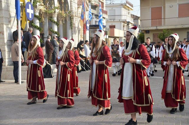 EΙΚΟΝΕΣ απο την παρέλαση το Σάββατο του Λαζάρου για την Έξοδο του Μεσολογγίου - Φωτογραφία 58