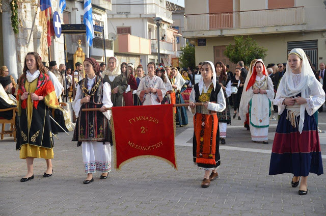 EΙΚΟΝΕΣ απο την παρέλαση το Σάββατο του Λαζάρου για την Έξοδο του Μεσολογγίου - Φωτογραφία 6