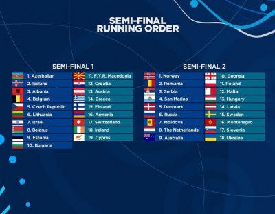 Eurovision 2018: Aυτή είναι η σειρά εμφάνισης στον Α' ημιτελικό! - Πότε θα εμφανιστούν Ελλάδα και Κύπρος; - Φωτογραφία 2
