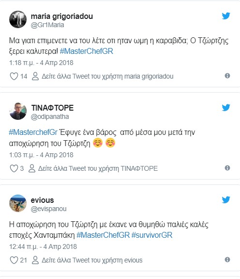 Έφυγε ο Τζώρτζης από το MasterChef και το twitter τον γλέντησε! - Δείτε και κλάψτε... [photos] - Φωτογραφία 4