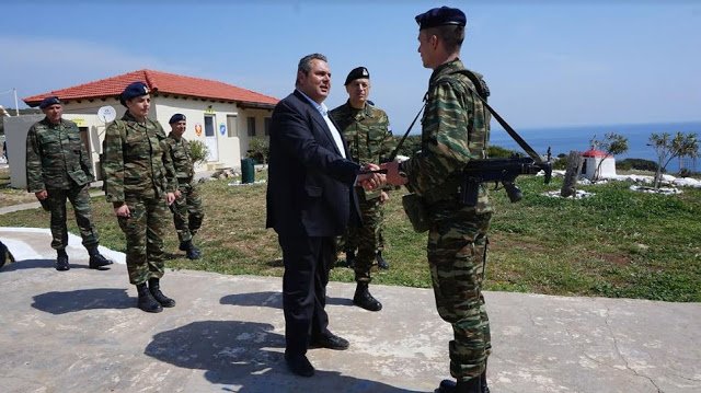 Επίσκεψη ΥΕΘΑ Πάνου Καμμένου στα Φυλάκια Παναγιάς Οινουσσών και Φαρμακονησίου για την Εορτή του Πάσχα - Φωτογραφία 11